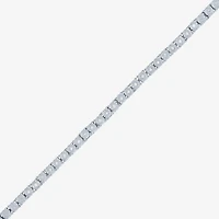 (G-H / I1- I2) Womens 1/10 CT. T.W. Lab Grown White Diamond Sterling Silver 7.25 Inch Tennis Bracelet