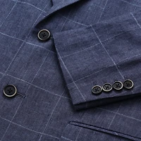 Haggar Mens Big and Tall Windowpane Classic Fit Sport Coat