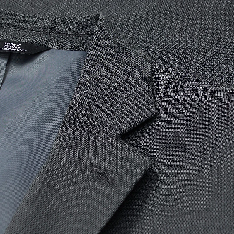 Haggar JMH Mens Regular Fit Diamond Big and Tall Suit Jacket