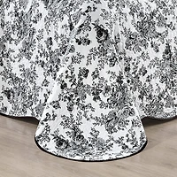 Laurel Manor Toile Garden Cotton Bedspread