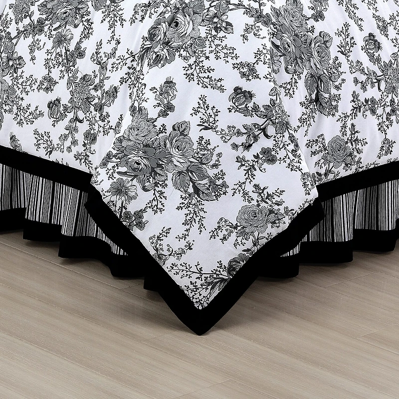 Laurel Manor Toile Garden Comforter Set