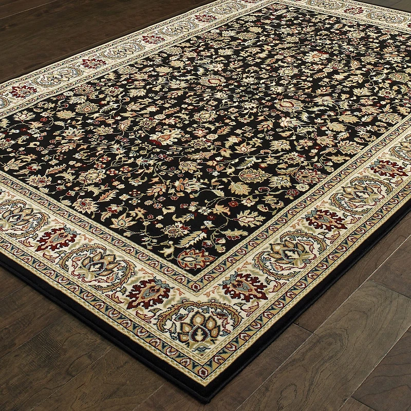 Covington Home Kerman Border Traditional Indoor Rectangular Area Rug