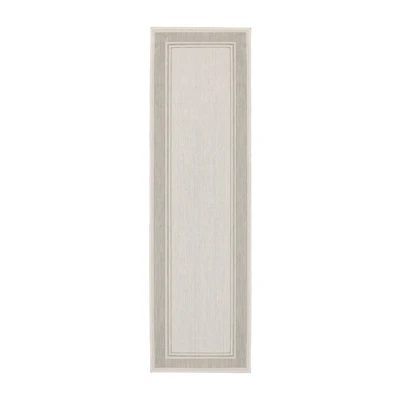 Covington Home Pamplona Casual Border 22" X 87" Indoor Outdoor Rectangular Runner