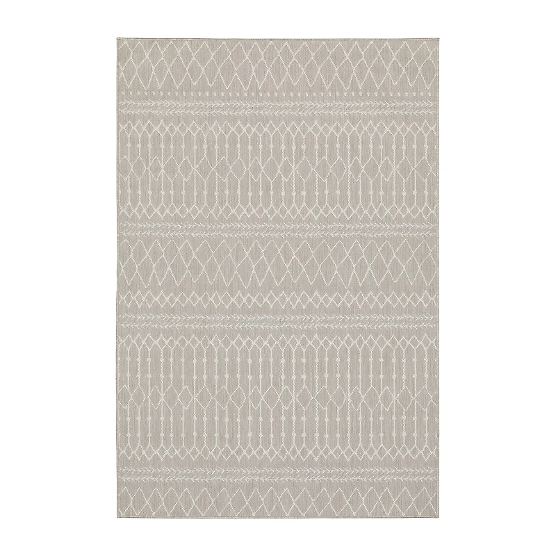 Covington Home Pamplona Tribal Lines 39" X 60" Indoor Outdoor Rectangular Accent Rug