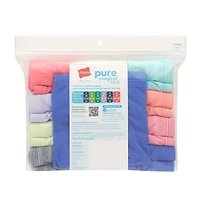 Hanes Pure Comfort Microfiber Bonus Pack Little & Big Kid Girls 9 Hipster Panty Gupsh9
