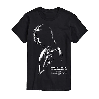 Novelty Mens Crew Neck Short Sleeve Regular Fit Marvel Graphic T-Shirt