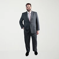 Haggar JMH Mens Regular Fit Diamond Big and Tall Suit Jacket
