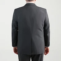 Haggar JMH Mens Regular Fit Diamond Big and Tall Suit Jacket