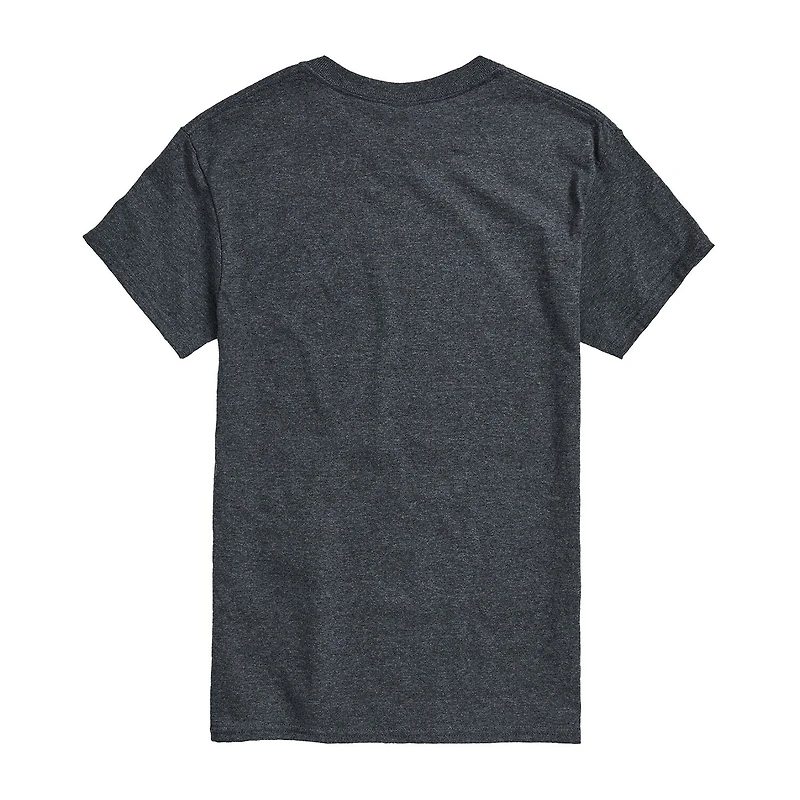 Mens Crew Neck Short Sleeve Regular Fit Big and Tall Graphic T-Shirt