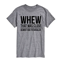 Mens Crew Neck Short Sleeve Regular Fit Big and Tall Graphic T-Shirt
