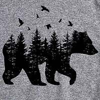 Mens Crew Neck Short Sleeve Regular Fit Big and Tall Graphic T-Shirt