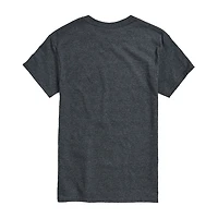 Mens Crew Neck Short Sleeve Regular Fit Big and Tall Graphic T-Shirt