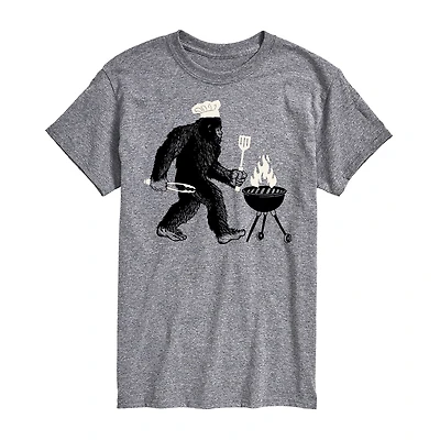 Mens Crew Neck Short Sleeve Regular Fit Big and Tall Graphic T-Shirt