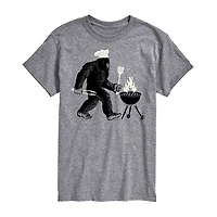 Mens Crew Neck Short Sleeve Regular Fit Big and Tall Graphic T-Shirt