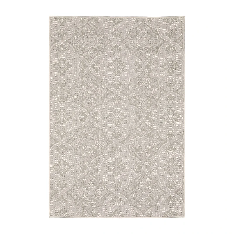 Covington Home Pamplona Floral Trellis Indoor Outdoor Rectangular Area Rug