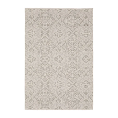 Covington Home Pamplona Floral Trellis Indoor Outdoor Rectangular Area Rug
