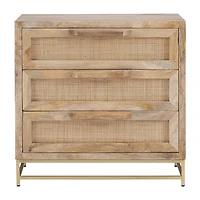 Linon Videra Bedroom Collection 3-Drawer Chest