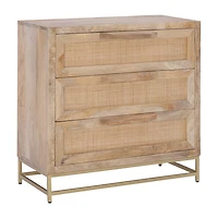 Linon Videra Bedroom Collection 3-Drawer Chest