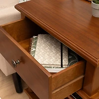 Linon Percy Living Room Collection 1-Drawer End Table