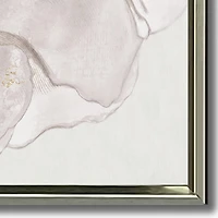 Streamline Art Pristine Petals I Framed Canvas Art
