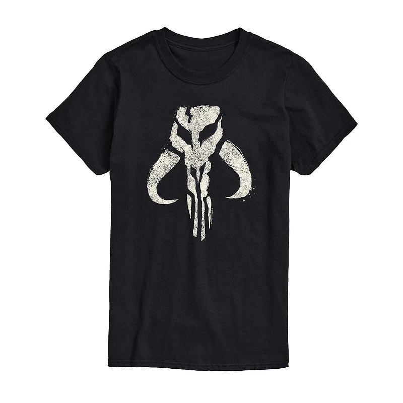 Mens Crew Neck Short Sleeve Regular Fit Star Wars Big and Tall Graphic T-Shirt