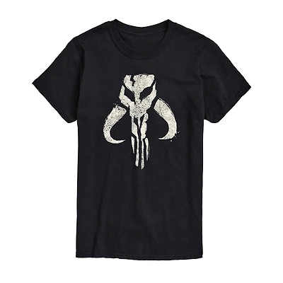 Mens Crew Neck Short Sleeve Regular Fit Star Wars Big and Tall Graphic T-Shirt