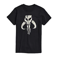 Mens Crew Neck Short Sleeve Regular Fit Star Wars Big and Tall Graphic T-Shirt
