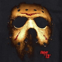 Friday The 13th Mens Crew Neck Short Sleeve Regular Fit Big and Tall Graphic T-Shirt