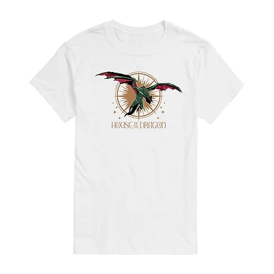 Mens Crew Neck Short Sleeve Regular Fit Big and Tall Graphic T-Shirt