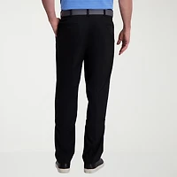 Haggar Cool Right Performance Flex Mens Classic Fit Pleated Pant
