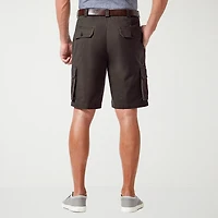Haggar Stretch Comfort Cargo Tech Mens 10" Fabric Short