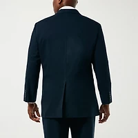 Haggar JMH Premium Stretch Sharkskin Mens Stretch Fabric Classic Fit Big and Tall Suit Jacket