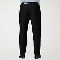 Haggar Premium Comfort Expandable Waist Mens Classic Fit Big and Tall Dress Flat Front Pant