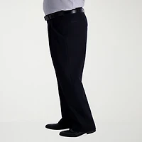 Haggar Iron Free Premium Khaki Mens Classic Fit Big and Tall Pleated Pant