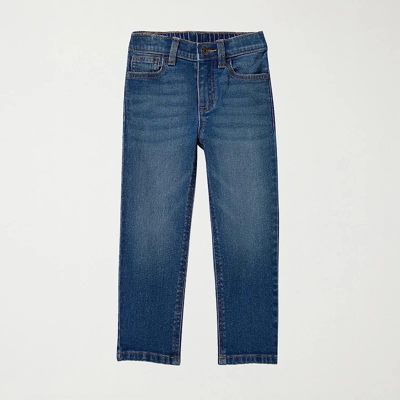 Okie Dokie Toddler & Little Boys Adjustable Waist Straight Leg Jean