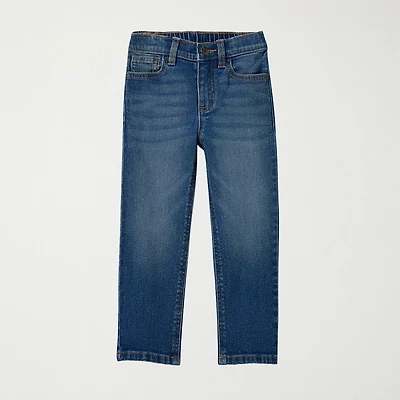 Okie Dokie Toddler & Little Boys Adjustable Waist Straight Leg Jean