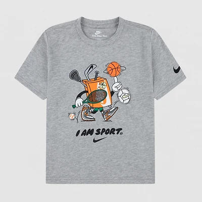 Nike Little Boys Crew Neck Short Sleeve Regular Fit Graphic T-Shirt