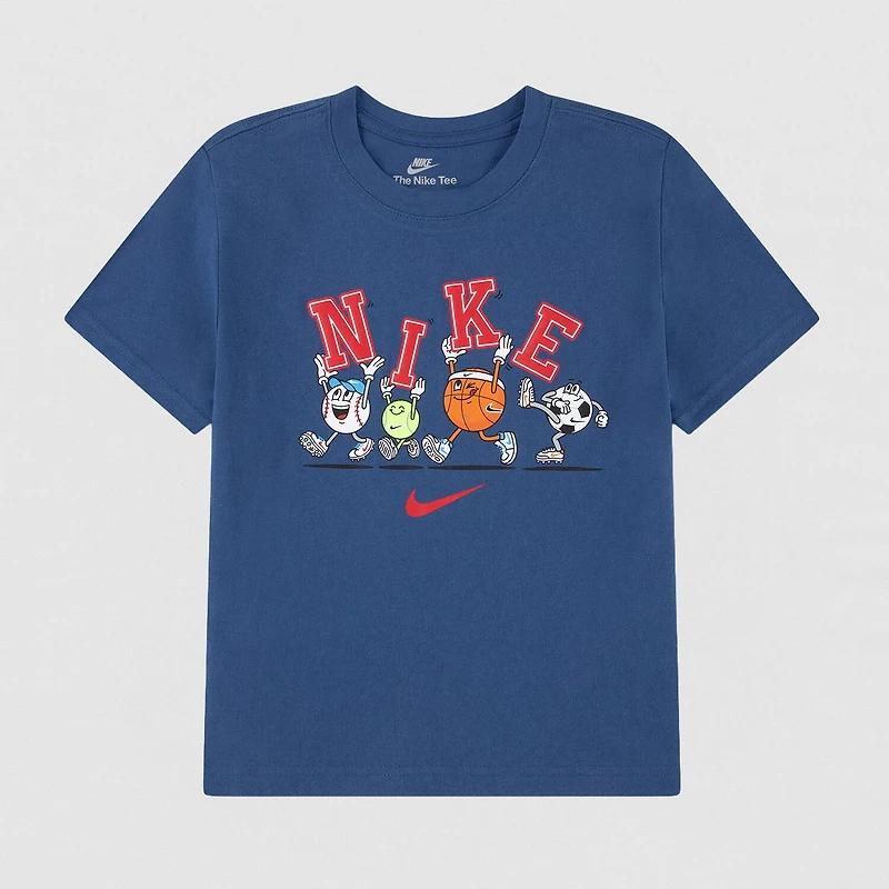 Nike Little Boys Crew Neck Short Sleeve Regular Fit Graphic T-Shirt