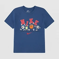 Nike Little Boys Crew Neck Short Sleeve Regular Fit Graphic T-Shirt