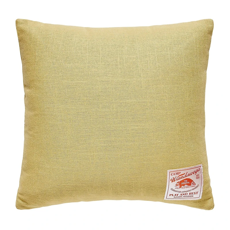 Makers Collective Camp Wandawega Pointer Chainstitched Square Throw Pillow