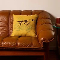 Makers Collective Camp Wandawega Pointer Chainstitched Square Throw Pillow