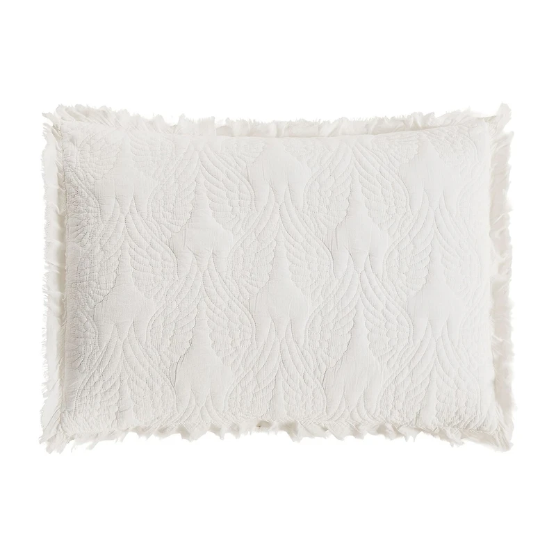 JUNK GYPSY She Talks To Angels Cotton Embroidered Quilt Set