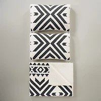 JUNK GYPSY Queen Ranch Cotton Reversible Quilt Set