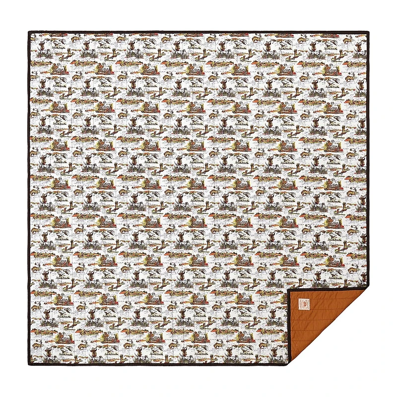 Makers Collective Camp Wandawega Sportsmens Reversible Quilt Set