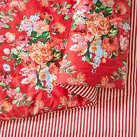 JUNK GYPSY Garden Society  Sateen Reversible Comforter Set