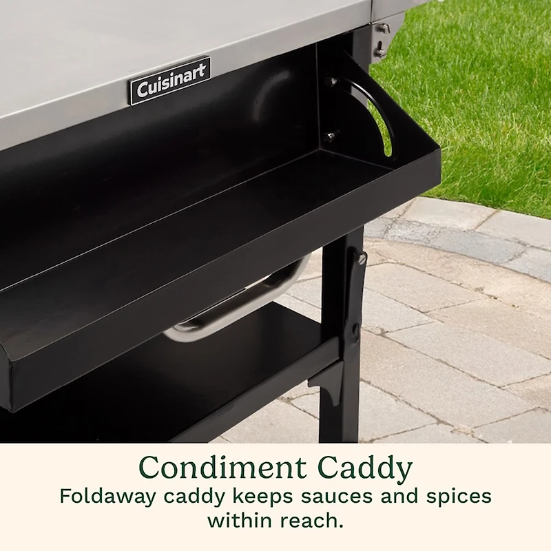 Cuisinart Outdoors Prep 'N Cook Table and Grill Set