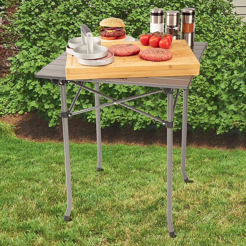 Cuisinart Outdoors Aluminum Folding Table Grill Set