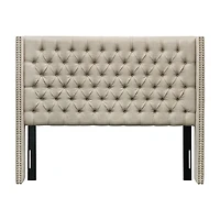 Madison Park Baldwin Queen Upholstered Tufted  Headboard