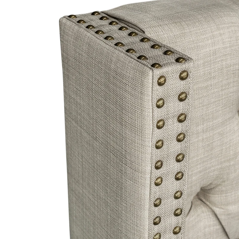 Madison Park Baldwin Queen Upholstered Tufted Headboard