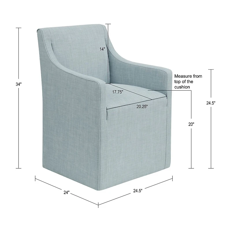 Madison Park Elaine Upholstered Dining Chair